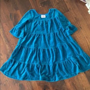 Hanna Andersson, size 110, blue twirl dress